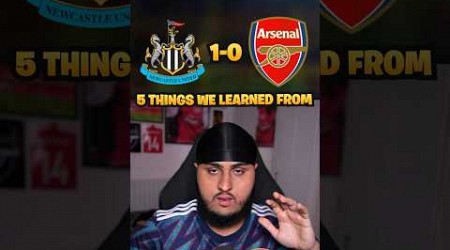 5 THINGS from Newcastle 1-0 Arsenal...