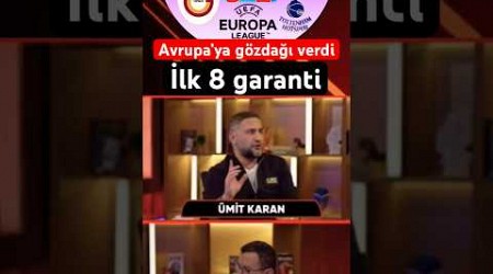 Galatasaray Tottenham Avrupa Ligi maçı yorumları ümit karan #galatasaray #avrupaligi