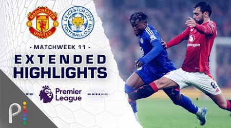 Manchester United v. Leicester City | PREMIER LEAGUE HIGHLIGHTS | 11/10/2024 | NBC Sports