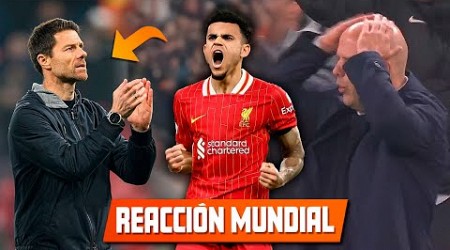 ASÍ REACCIONA EL MUNDO y SLOT al TRIPLETE de LUIS DIAZ en CHAMPIONS LEAGUE l RUMORES COLOMBIANOS