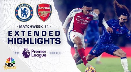 Chelsea v. Arsenal | PREMIER LEAGUE HIGHLIGHTS | 11/10/2024 | NBC Sports