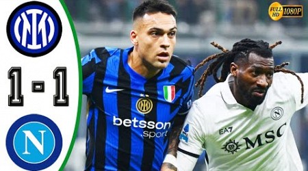 Inter Milan vs Napoli 1-1 Highlights &amp; All Goals 2024 HD