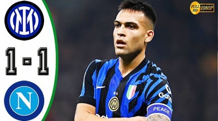 Inter Milan vs Napoli 1-1 Highlights &amp; All Goals 2024 HD