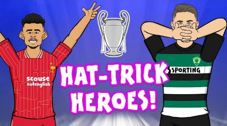 GYÖKERES &amp; DIAZ - UCL Hat-Trick Heroes