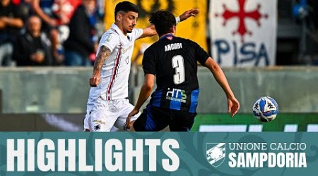 Highlights: Pisa-Sampdoria 3-0