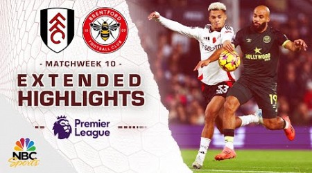 Fulham v. Brentford | PREMIER LEAGUE HIGHLIGHTS | 11/4/2024 | NBC Sports