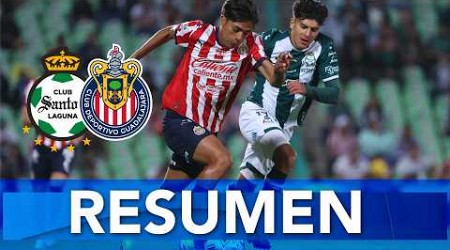 RESUMEN Y GOLES: Chivas vs Santos | Jornada 16 Apertura 2024 | Liga MX