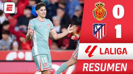 ATLÉTICO DE MADRID GANÓ con GOL DE JULIÁN ÁLVAREZ y asistencia de Simeone 1-0 vs MALLORCA | La Liga