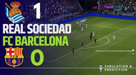 REAL SOCIEDAD 1-0 BARCELONA • Highlights • La Liga 24/25 | Simulation/Recreation