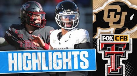 No. 20 Colorado Buffaloes vs. Texas Tech Red Raiders Highlights | FOX College Football