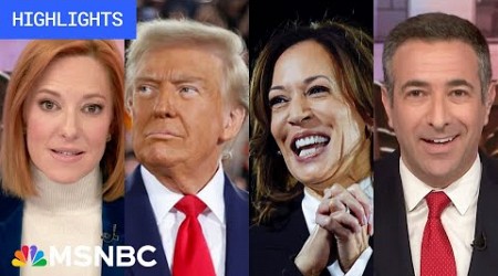 Countdown to the 2024 election: Election eve | MSNBC Highlights