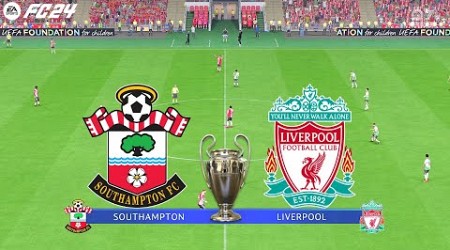 FC 24 | Southampton vs Liverpool - UEFA Champions League - PS5™ Full Match &amp; Gameplay