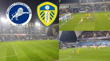 Millwall vs leeds matchday vlog/highlights/Another brilliant win for millwall as millwall go top 5