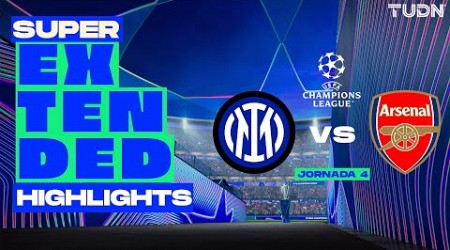 SUPER EXTENDED HIGHLIGHTS | Inter vs Arsenal | UEFA Champions League 2024/25 - J4