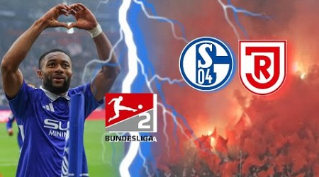 SCHALKE VS REGENSBURG HIGHLIGHTS | BEFREIUNGSSCHLAG BEI S04 GEGEN JAHN | BUNDESLIGA STADIONVLOG ⚽️