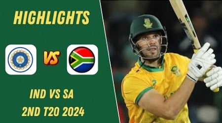 India vs South Africa 2nd T20 2024 Highlights | Ind vs SA