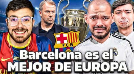 ¿EL BARCELONA ES EL MÁXIMO CANDIDATO A LA CHAMPIONS? DOS MADRIDISTAS LO ADMITEN ft @losfutbolitos