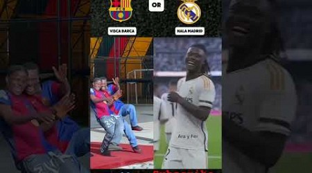 Barcelona song vs Real Madrid song #football #edit #subscribe