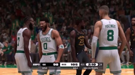 NBA 2K25 Gameday Mode | CELTICS vs WARRIORS FULL GAME HIGHLIGHTS