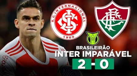 INTER VENCE O FLUMINENSE E DORME NO G4 DO BRASILEIRÃO! INTERNACIONAL 2 x 0 FLUMINENSE | Narração