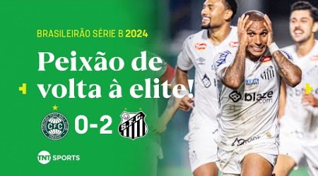 GOLAÇO DE FALTA DE OTERO SACRAMENTA O SANTOS NA SÉRIE A EM 2025 | CORITIBA 0X2 SANTOS