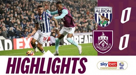 Clarets Unlucky At Hawthorns As Points Shared | HIGHLIGHTS | West Bromwich Albion v Burnley