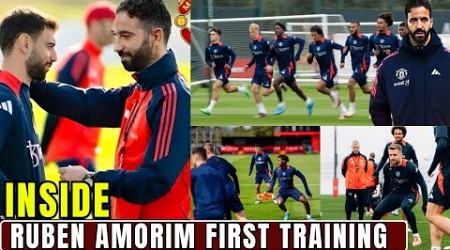 SHARP! Ruben Amorim Leads First Training As New Manchester United Coach.