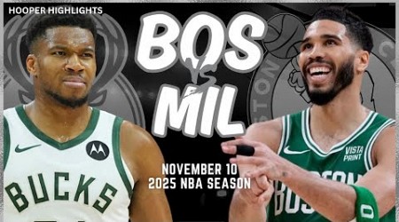 Boston Celtics vs Milwaukee Bucks Full Game Highlights | Nov 10 | 2025 NBA Season