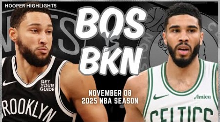 Brooklyn Nets vs Boston Celtics Full Game Highlights | Nov 8 | 2025 NBA Season