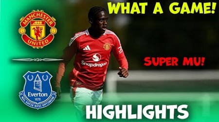 Man United u18 vs Everton u18 | Chido Obi-Martinu18 Premier League | Highlights 09-11-2024