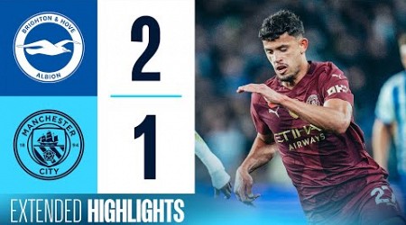 EXTENDED HIGHLIGHTS | Brighton 2-1 Man City | Haaland scores in City defeat