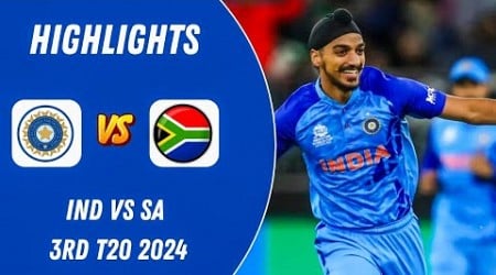 India vs South Africa 3rd T20 2024 Highlights | Ind vs SA