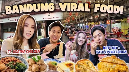 HUNTING KULINER VIRAL BANDUNG: BAKMI, BAKERY, GELATO, DLL! FT. AGATHA CHELSEA