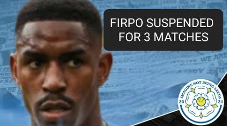 Junior Firpo Suspended For 3 Games 