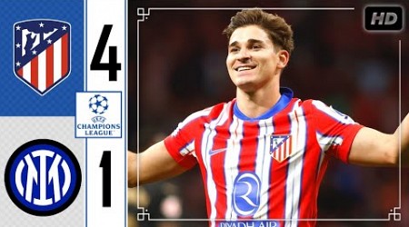 Atletico Madrid vs Inter Milan 4-1 • Champions League Highlights &amp; All Goals • Hasil Bola Tadi Malam