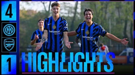 ANCORA POKER NERAZZURRO ⚽ | INTER 4-1 ARSENAL | HIGHLIGHTS | YOUTH LEAGUE 24-25 ⚫