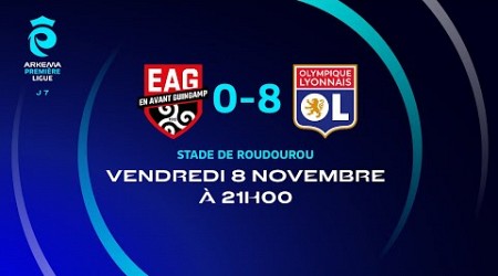 J7 : Guingamp – Ol. Lyonnais (0-8), le résumé