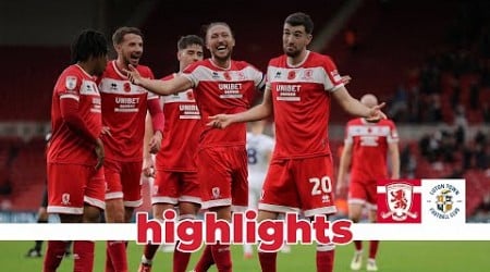 Match Highlights | Boro 5 Luton 1 | Matchday 15