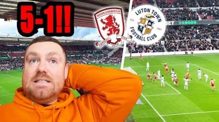 Is TIME UP For Edwards as Middlesbrough SMASH Luton Town 5-1!