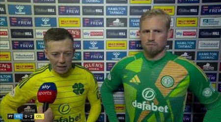 Mcgregor &amp; Schmeichel post match | Kilmarnock Vs Celtic 0-2 | Sky Sports #celtic #football #parkhead