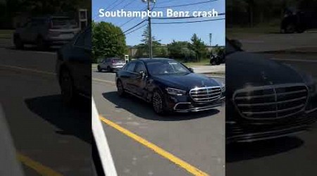 Mercedes benz crash in Southampton