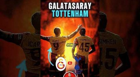 GALATASARAY TOTTENHAM TARİHİ GALİBİYET! #galatasaray #tottenham #futbol