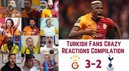 TURKISH Fans Crazy Reactions to GALATASARAY 3-2 TOTTENHAM | UEFA Europa League Round 4 | 07-11-2024