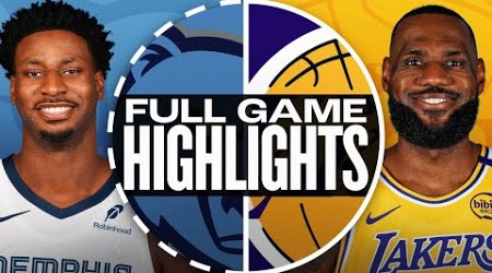 GRIZZLIES at LAKERS | FULL GAME HIGHLIGHTS | November 13, 2024