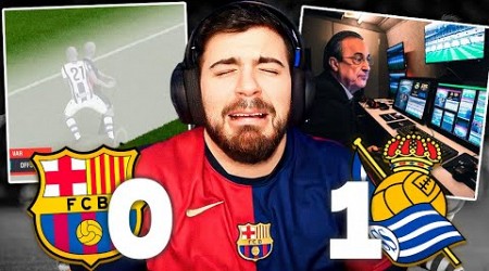 LA COBRA REACCIONA A LA POLÉMICA DERROTA DEL BARCELONA 0-1 REAL SOCIEDAD. R0BO ESCANDALOSO DEL VAR.