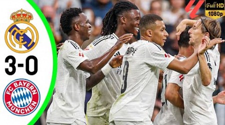 Real Madrid vs Bayern Munchen | Laliga Santander 2024 | Klyian Mbappe Hattrick!!! Highlight &amp; Goals