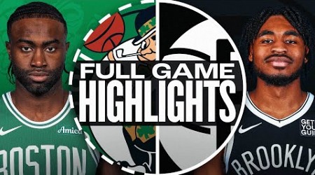 CELTICS at NETS | FULL GAME HIGHLIGHTS | November 13, 2024