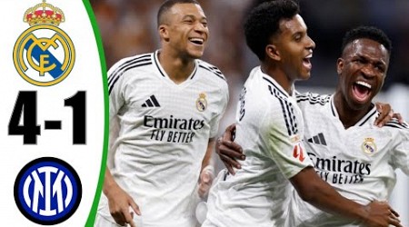 Real Madrid vs Inter Milan 4-1 Highlights • Champions League 2024 • Hasil Bola Tadi Malam