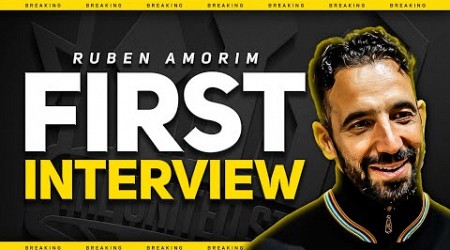 Ruben AMORIM&#39;s First Interview as Manchester United Manager!