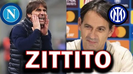 INZAGHI ZITTISCE CONTE IN TV! POST INTER NAPOLI 1-1